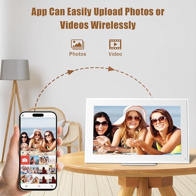 15.6-inch Wall Digital Calendar,2025 Smart WiFi Calendar & Chore Chart,Full HD Touchscreen Interactive Display for Family Schedules-Wall/Desk Mountable Planner,Meeting Reminders & Deadline Tracking