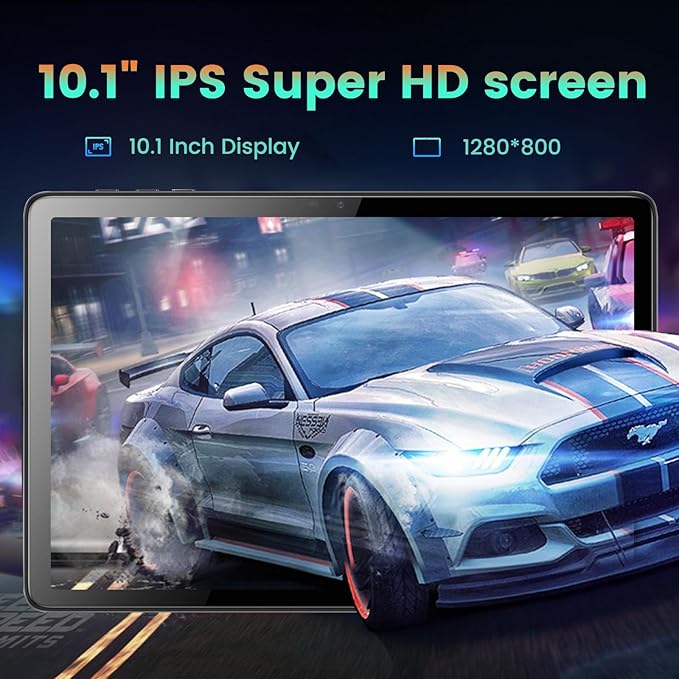 2025 Upgraded Android 14 Tablets, 10.1 inch Tablet Octa-core CPU‌ with 8 Arm Cortex-A55 Processors 8GB RAM 128GB ROM IPS Touchscreen, Wi-Fi 6, BT 5.0, Dual Camera, 6000mAh Battery