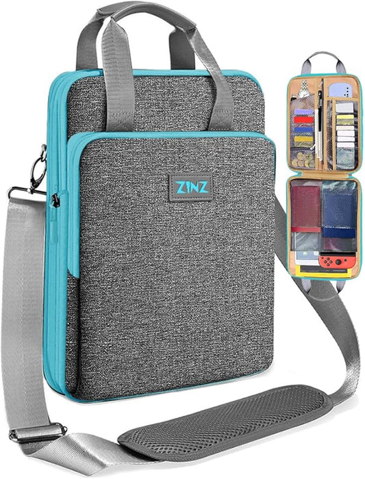 ZINZ Slim & Expandable Case 12.9 13 inch Travel Laptop Shoulder Bag for MacBook Air 13" M3/M2/M1, MacBook Pro 13" M2/M1, iPad Pro 12.9"/13"/11", iPad Air 13",L01G02