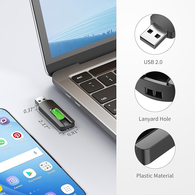 RAOYI 20Pcs 32GB USB Flash Drives Slide Retractable Memory Stick Bulk USB 2.0 Thumb Drive Jump Drive Zip Drive USB Sticks Data Storage Backup for PC Mac (32G, 10 Mixed Color)