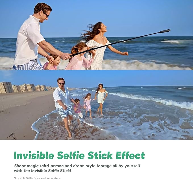 AKASO 360 Weatherproof 360° Action Camera - 5.7K 360 Video with 1/2" 48MP Sensors, 72MP 360 Photo, SuperSmooth, Invisible Selfie Stick Effect, 360° Horizon Lock, AI Tracking with 128GB MicroSD Card