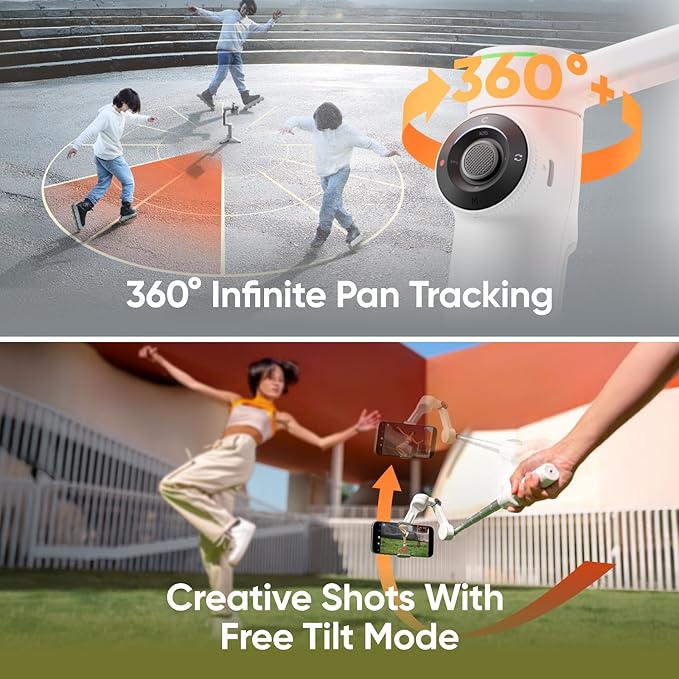Insta360 Flow 2 Pro Ultimate AI Bundle – Foldable AI Phone Gimbal Stabilizer for iPhone/Android, Apple DockKit, MagSafe Mount, Multi-Person/Any App/360° Pan Tracking, Built-in Tripod/Selfie Stick