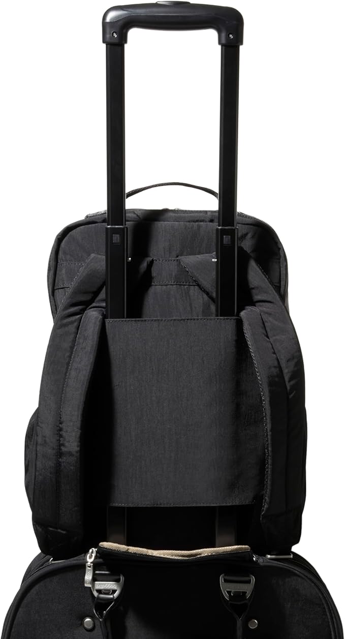 Baggallini Everyday Laptop Backpack - 11x15.5 Lightweight Water-Repellent Nylon Travel Bag w/Padded Laptop Sleeve & RFID