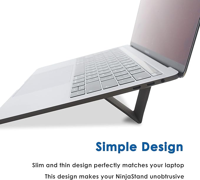 NinjaStand - Super Light / Thin / Portable Laptop Stand for 13" ~ 16" Laptops