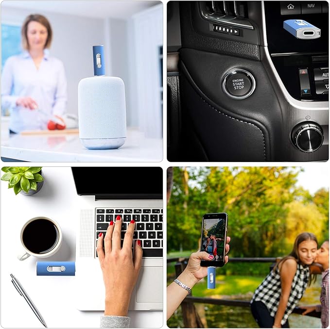 USB C Flash Drive Aiibe 128GB USB 3.1 Flash Drive Dual Drive USB Type-C Thumb Drive 128GB 128G USB C Drive Speeds Up to 350MB/s - Blue