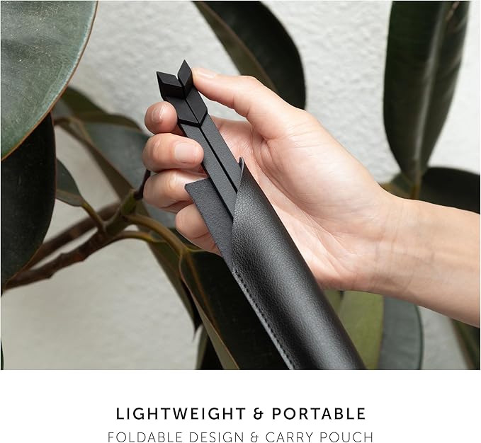 Native Union Fold Laptop Stand – Ultra-Slim Foldable & Portable Laptop Stand – Ergonomic & Optimized Viewing Angle – for 13 to 16 Inch MacBooks & Laptops, 10 to 16 Inch iPads & Tablets (Black)