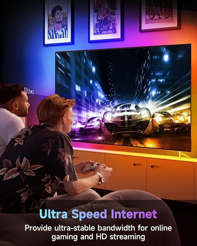 2026 WiFi Extender Signal Booster, Internet WiFi Booster Cover up to 14770 sq.ft for Home, New Gen 6X Faster Wireless WiFi Repeater w/Ethernet Port, Easy Setup WiFi Range Extender Works with Router