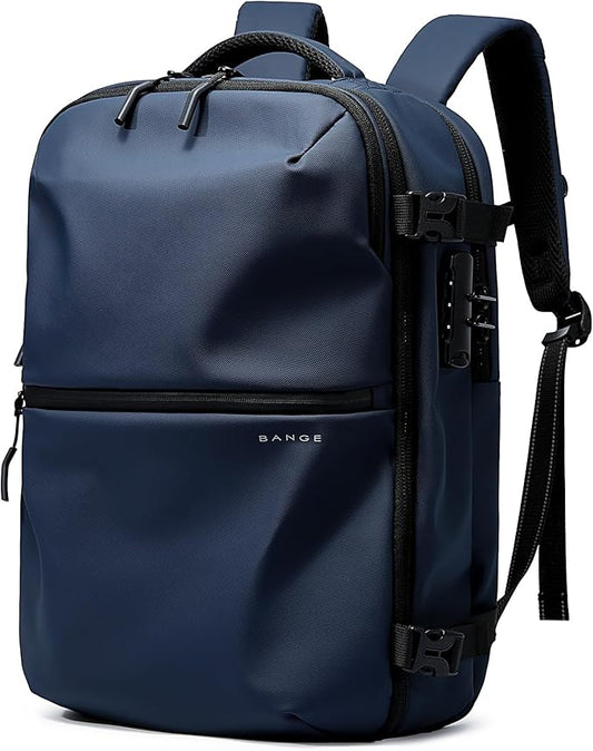 BANGE Travel Backpack with TSA lock version can hold 15.6 inch Laptop suitable Daily Commute and Overnight Flight Approved Anti-theft Bag