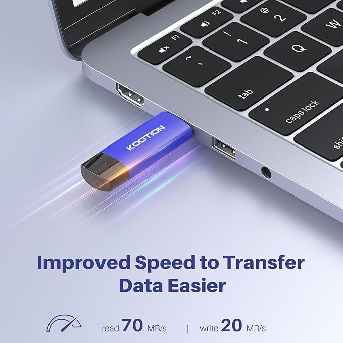 256GB USB C Flash Drive 5-Pack, KOOTION 2-in-1 Type-C Flash Drive USB-A & USB-C 3.0 Dual Drive OTG, Thumb Drive Memory Stick for Android Smartphone/Tablet/PC