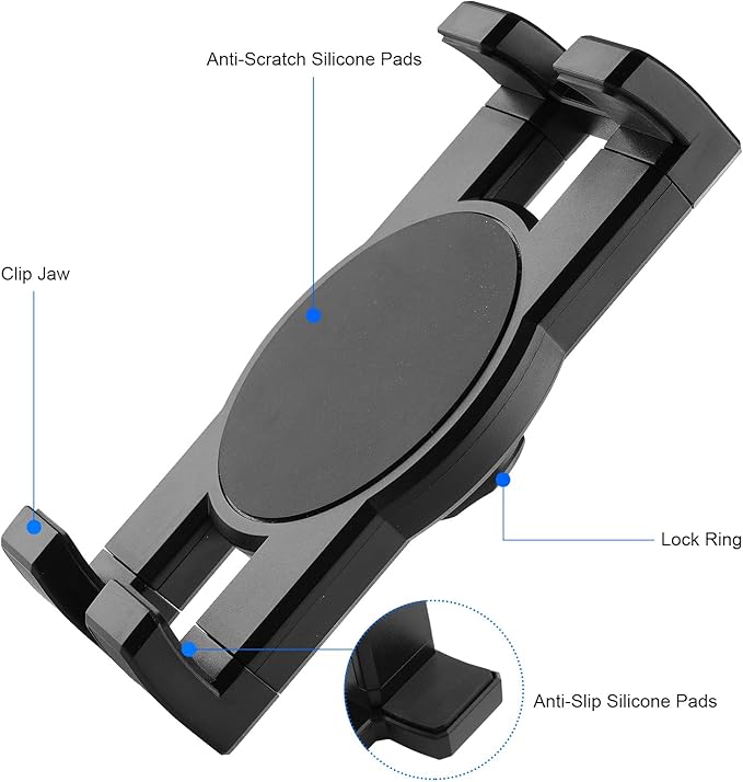 Foldable iPad Wall Mount Holder,Aluminium Extendable Tablet Wall Mount for 7~12.9 inch Tablets iPad/Nexus/LG G Pads/e-Reader/Switch,Adjustable Extension Articulating Arm Swivels Mount