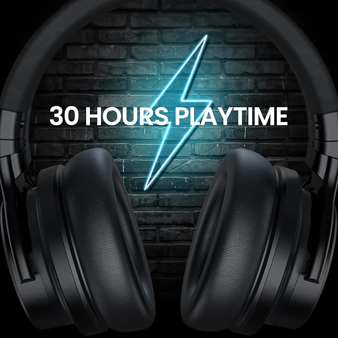 Million Sold Classic E7 Active Noise Cancelling Headphones with Upgraded HD Sound, Wireless Bluetooth Headphones Over The Ear Unequaled Comfort, Vivid Deep Bass, for Home Office Travel Birthday Gift