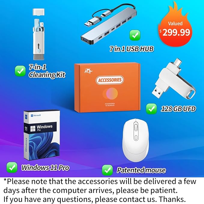 LG Gram 17 Touchscreen Lightweight Laptop for Business/Students, Intel Ultra 7 258V, 17 inch QHD+ Touchscreen, 32 GB LPDDR5X, 2 TB SSD, Copilot+, Wi-Fi 7, Backlit Keyboard, Windows 11 Pro, Accessories