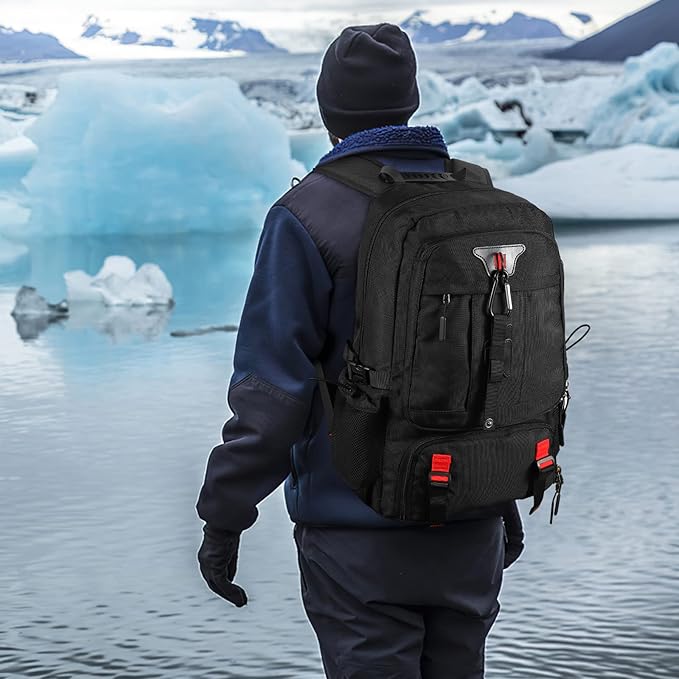 Travel Backpack for Men Women Airline Approved Anti Theft Carry on Backpack with Shoes Compartment USB Charging Port, Waterproof 60L Large Business Hiking Laptop Gym Bag for 17 Inch Laptop