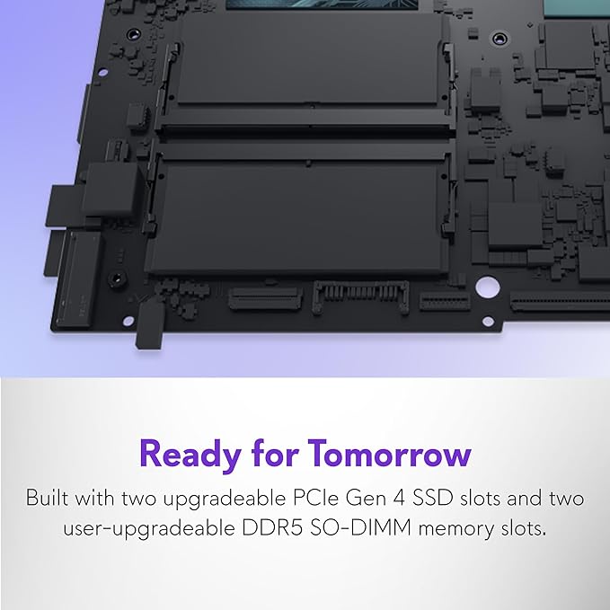 Alienware 16 Aurora Laptop AC16250-16-inch 16:10 WQXGA Display, Intel Core 7-240H Series 2, 16GB DDR5 RAM, 1TB SSD, NVIDIA GeForce RTX 5060 8GB GDDR7, Windows 11 Home, Onsite Service - Blue