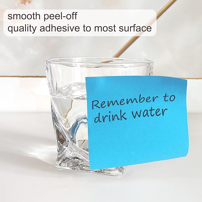 48 Pack 3840 Sheets Pop Up Sticky Notes 3X3 in Bright Color Self Sticky Note Pads Colorful Post Stickies for Office Home School Meeting, 80 Sheets/pad