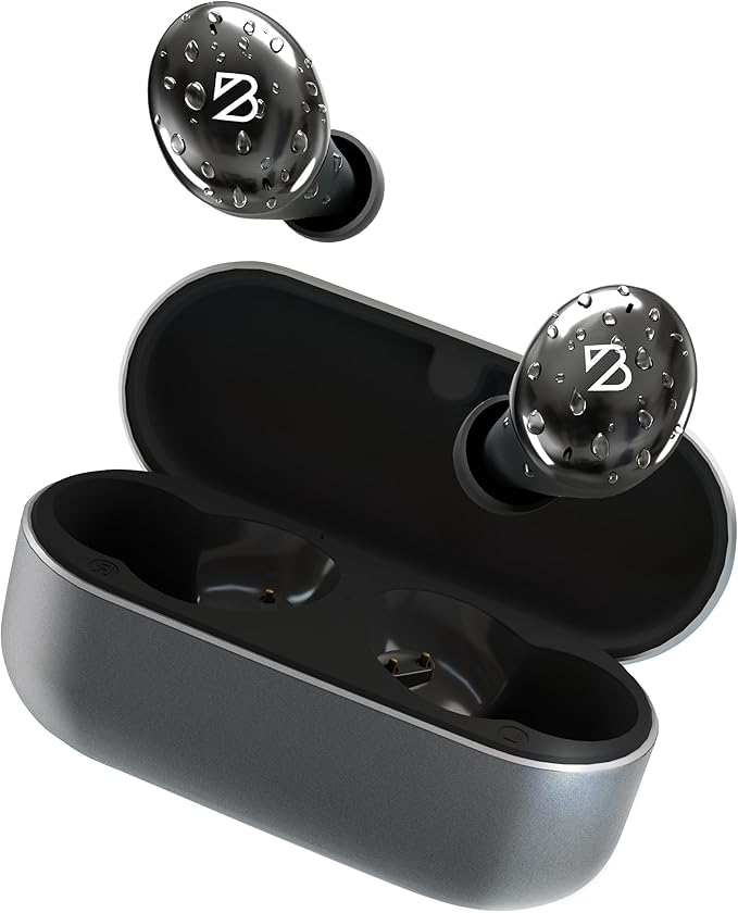 Back Bay Audio Tempo 30 Wireless Earbuds for Small Ears - Award-Winning Sound, Sweatproof Bluetooth Earbuds, Comfortable Ear Buds for Women, Black Earphones Small Ear Canals, Long Battery Headphones