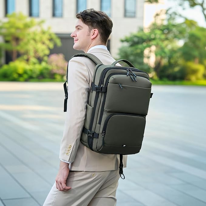 Carry On Travel Backpack, 35L-40L Expandable Extra Large Airline Approved,Lightweight Daypack for Men and Women