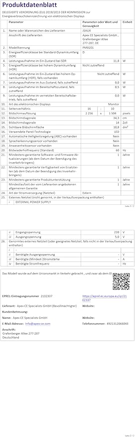 JSAUX FlipGo Pro 13.5" Dual Portable Monitors, 2.2K Triple Laptop Screen Extender, Portable IPS Dual-Screen Monitor for Laptop[for Windows/Linux/macOS] One Cable to Dual/Magnetic Design/DisplayLink
