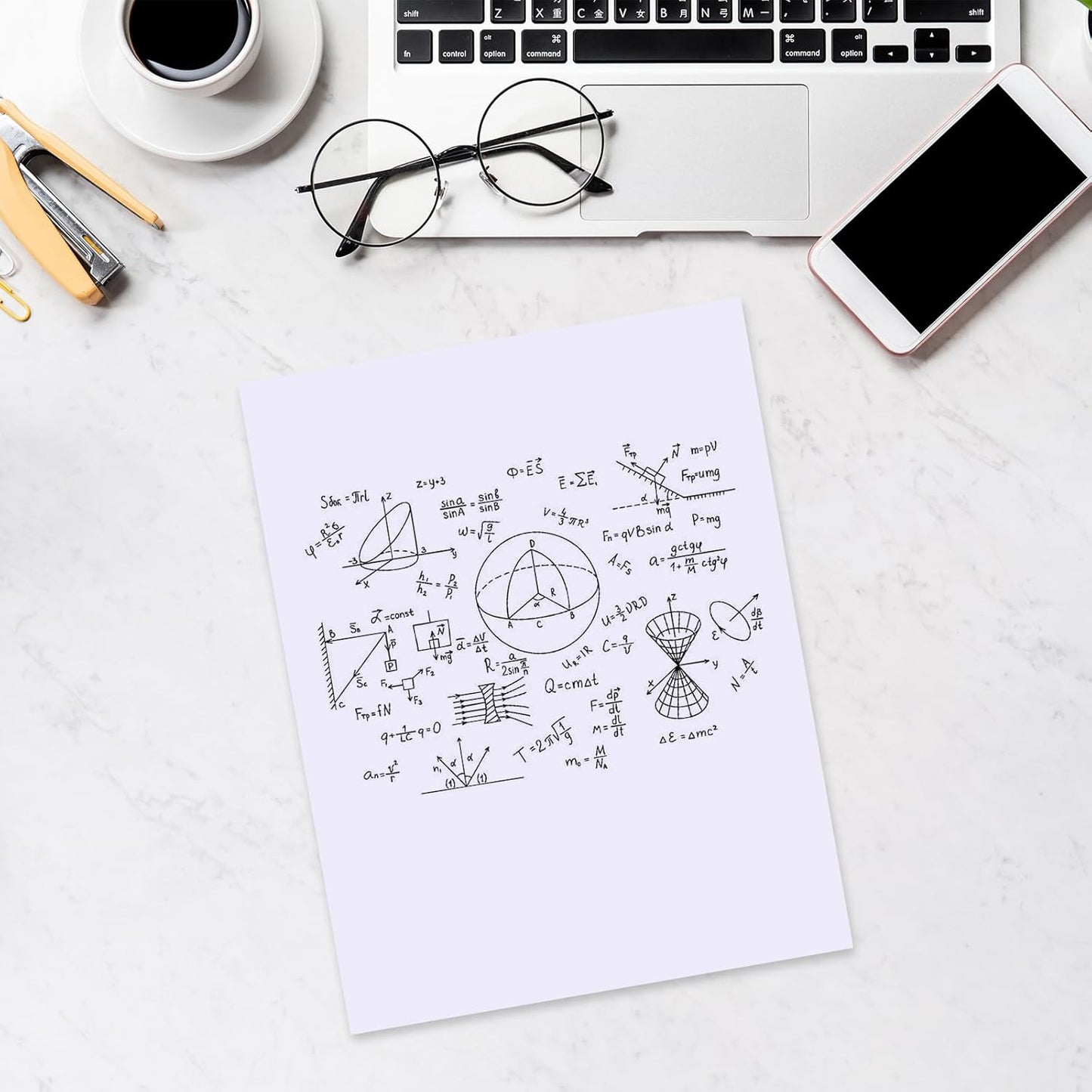 6 Pack Blank White Memo Pads 8.5X11 Inch Unlined Note Pad Scratch Pads for Office, School, and Home Use (Each Pad 50 Sheets)