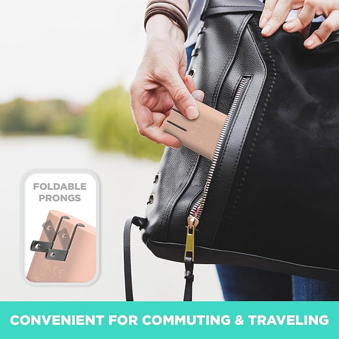 iHome 2-Port USB Wall Charger, AC Pro Multiport Plug Adapter, Phone Charging Block with Dual Ports, Flat Wall Adapter for Home & Travel