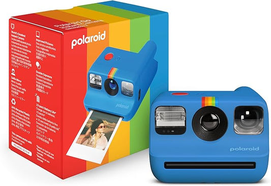 Polaroid Go Generation 2 - Mini Instant Film Camera - Blue (9147) - Only Compatible with Go Film