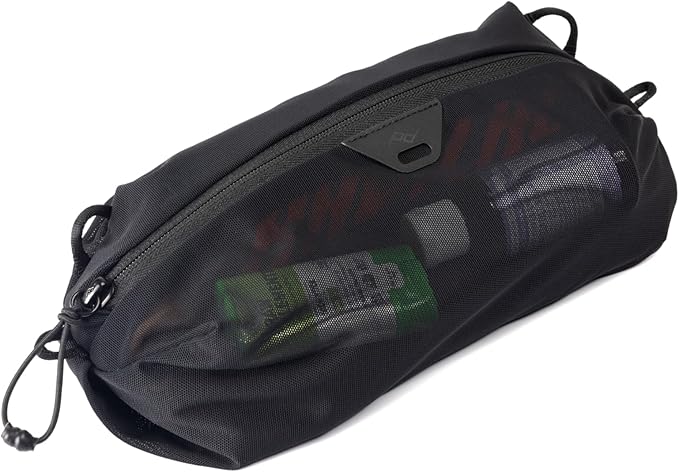 Peak Design Ultralight Mesh Packing Cube, Eclipse, Stretchy Mesh Luggage Cube with Strap Attachment Points and Luggage Pass Throughs, Zipper Opening, Travel Organizer for Men and Women, Size XS