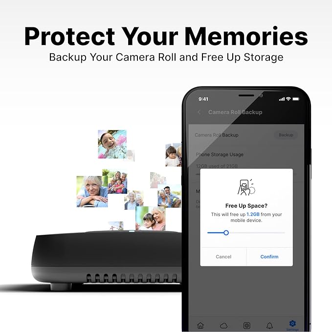 Smart Personal Cloud Storage Device Data and Media Files, Built-in 2TB High-Speed SSD with USB Storage, Plex and Home Assistant/iOS/Android/Windows/Mac Compatible