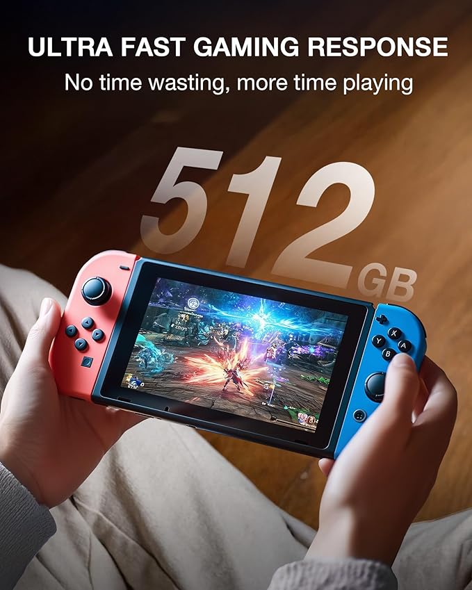 512GB LT100 microSDXC UHS-I Memory Card with Adapter - up to 170MB/s, C10, U3, V30, 4K, A2, Micro SD Card for Smartphones, Tablets, Cameras, Gaming Consoles, and Drones (1 Pack)