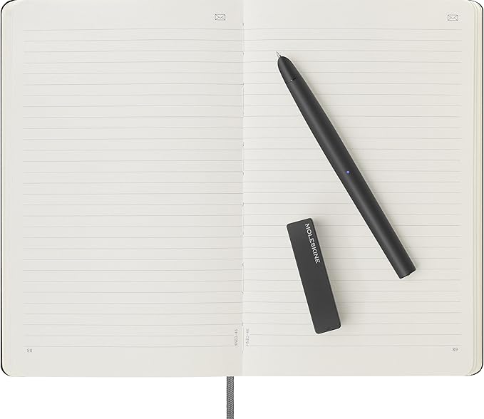 Moleskine Smart Writing Set Smart Notebook & New Smart Pen (2022) - Store Handwritten Notes Digitally, with Connected Notebook Notes App (Only Compatible Smart Notebooks)