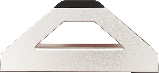 Vertical Laptop Stand, Space Saving Holder for MacBook with Tool-Free Width Adjustment, Pretty Anodized Aluminum for Desk, Universal Fit for 10-17" Laptop