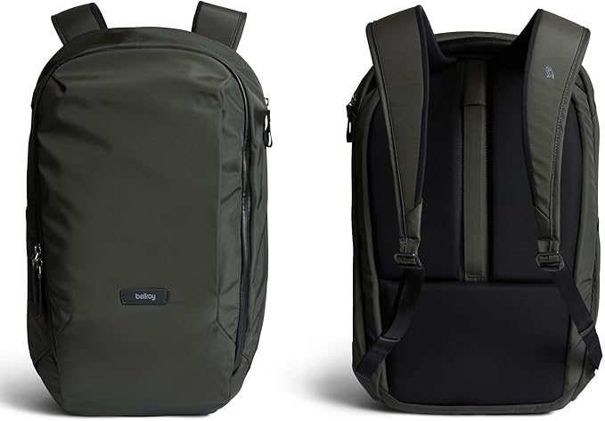 Bellroy Transit Workpack Second Edition (20L, fits 16” laptops, tech, gym gear, water bottle, daily essentials)- Olive