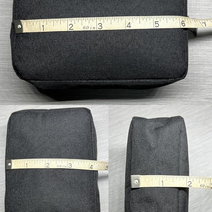 Universal Electronics/Accessories Soft Carrying Case Bag, Durable & Light-weight,Suitable for Out-going, Business, Travel and Cosmetics Kit (Small-Black)