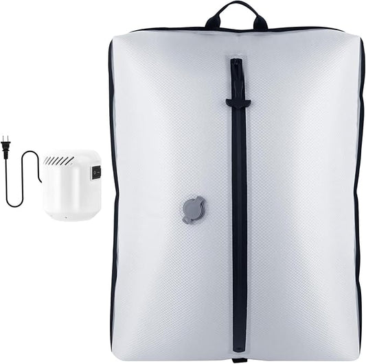 Dobaly 33L Professional Vacuum Bags for Travel with 55W Super Power Electric Pump, IP67 Reusable Vacuum Seal Bags for Clothing for Suitcases and Backpack Space Saver Bags for Travel (1PC+Pump)