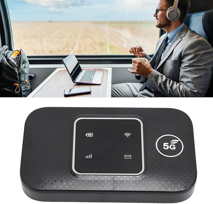 Mobile Hotspot, 150Mbps 4G LTE Unlocked Wi Fi Hotspot Device, Portable Router with SIM Card Slot for Travel Support B1 B3 B5 B8 B38 B39 B40 B41