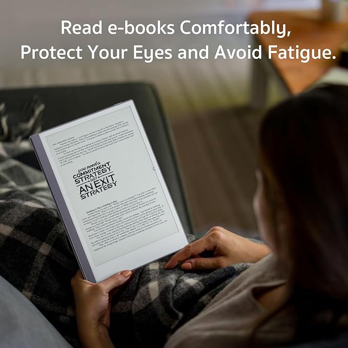 Android E-Ink ePaper Tablet, Paperwhite eBook Reader Digital Notebook for Note Taking, Drawing Paper White Graphics Notepad with Stylus and Case, Cloud Sync and Screen Casting - Model Mini 9.7" Silver