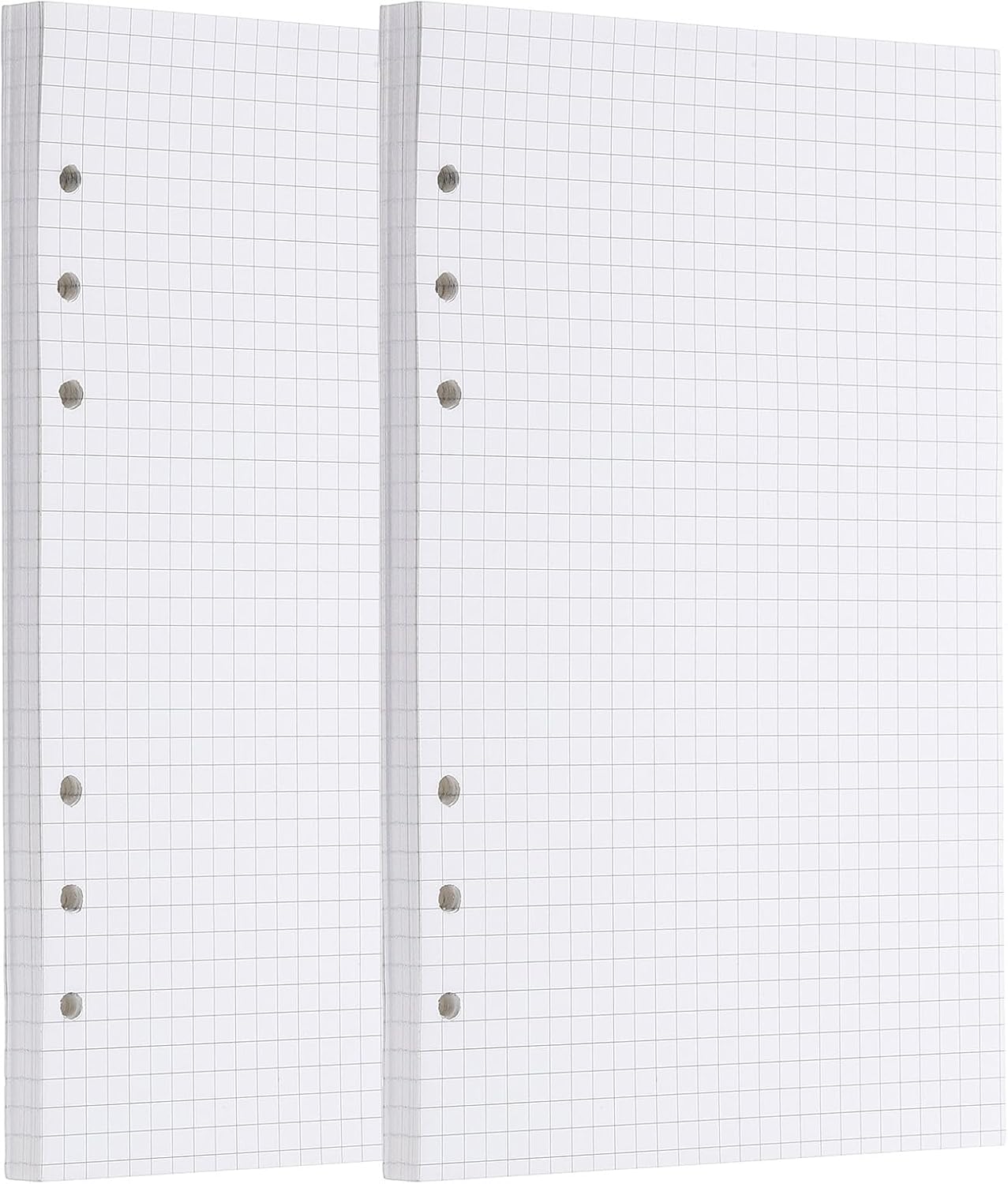 PATIKIL A5 Grid Refill Paper 6-Ring Binder Loose Leaf Planner Filler Paper Planner Inserts, 160 Sheets/320 Pages, Lined