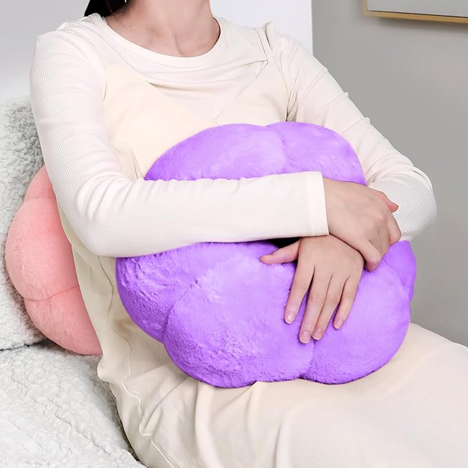 CreaDream Pumpkin Tablet Pillow Stand Holder for Kindle iPad, Adjustable Phone Pillow Stand for Lap Bed with Detachable Snack Bowl, Compatible with 4.7"-13" Tablet, iPad, iPhone, Samsung Tabs, Kindle