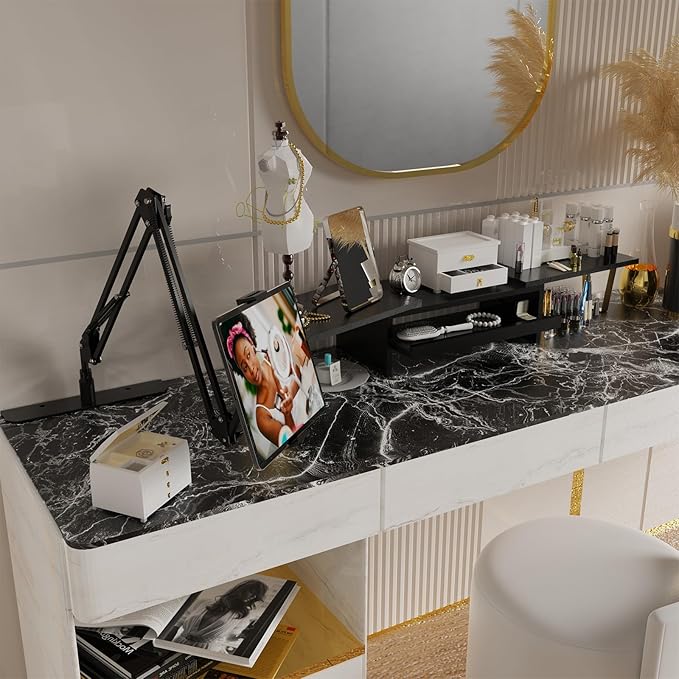 Phone and Tablet Stand for Home Office Desk、Bed、Sofa。Double Weight Base, Can Be Vertical, Hidden Clip.Adjustable Height, Angle, Suitable for Amazon Kindle Fire or 6-11 inch Device Accessories