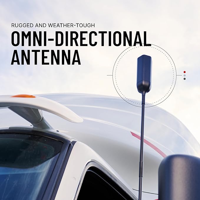 weBoost Drive Reach OTR - Cell Phone Signal Booster for Trucks and SUVs | Boosts 5G & 4G LTE for All U.S. Carriers - Verizon, AT&T, T-Mobile & more | Made in the U.S. | FCC Approved (model 477154)