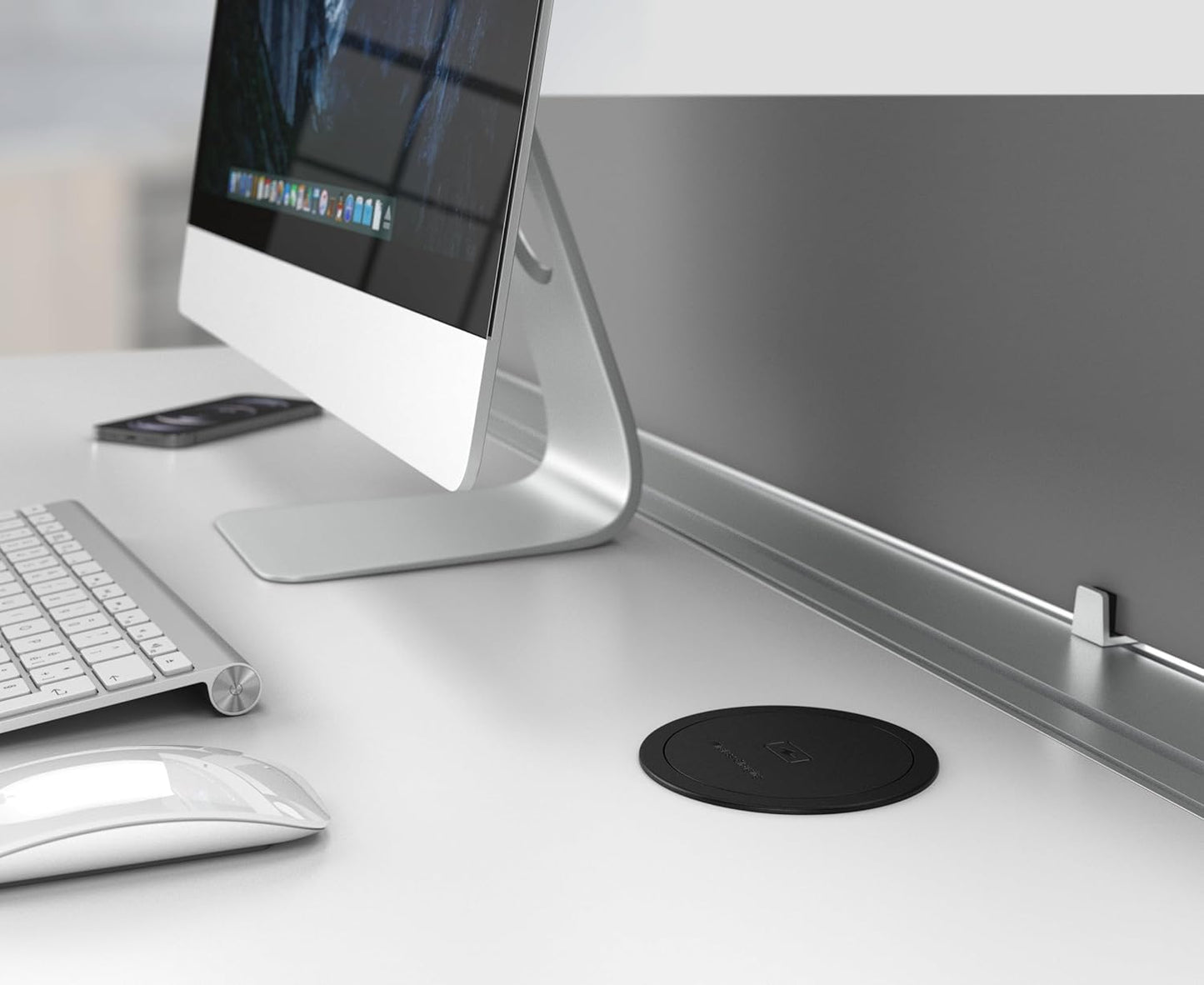 Jgstkcity Pop up Outlet for Kitchen Counter Island,Pop Out Outlet Station with 15 Amp Receptacle Outlet, Splash Resistant,3.15" Diameter,Conference Table Power Hub,ETL Listed