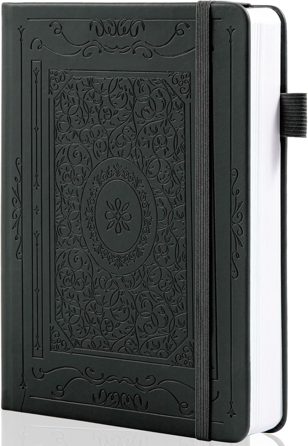 TIEFOSSI Bullet Dotted Journal Notebook, 160gsm 256 Numbered Thick Paper, A5 Hardcover Dotted Grid Diary for Women Men Work Writing, Bullet Dot Journaling, Drawing, 5.8 x 8.3 in