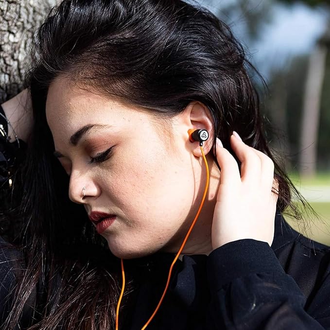 LUDOS Ultra USB C Headphones for iPhone 16 15 Pro Max Plus iPad Pro, 5 Years Warranty, Magnetic USB-C Earbuds for Samsung Galaxy S24 S23 Ultra S22 S21 FE S20 A55 A54 A53, USB Type C Earphone - Orange