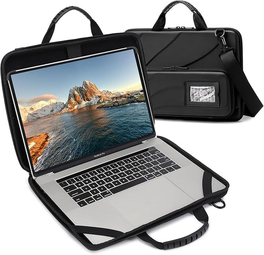 Laptop Case Hard Shell Laptop Bag for Men Women with Shoulder Strap