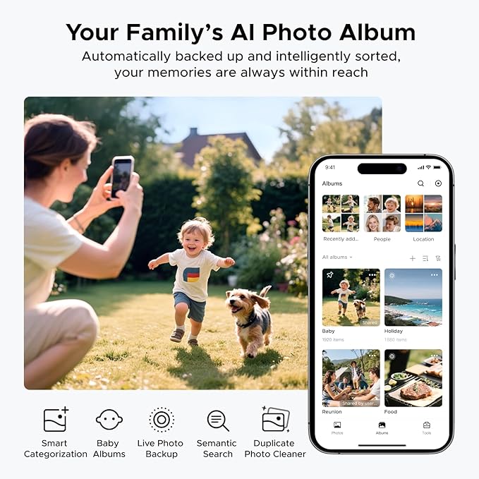 UGREEN NASync DH4300 Plus 4-Bay Desktop NAS, Support Capacity 120TB (Diskless), Remote Access, AI Photo Album, Beginner Friendly System, 8GB LPDDR4X RAM, 2.5GbE, 4K HDMI, Network Attached Storage