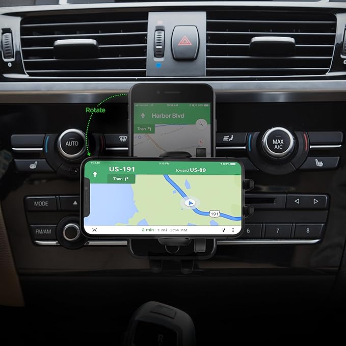 iOttie Easy One Touch Signature CD Slot Mount - Universal Car Phone Holder for iPhone, Google, Samsung, Moto, LG, and all other Smartphones
