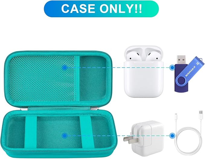 BOVKE Travel Cable Organizer Hard Protective Case