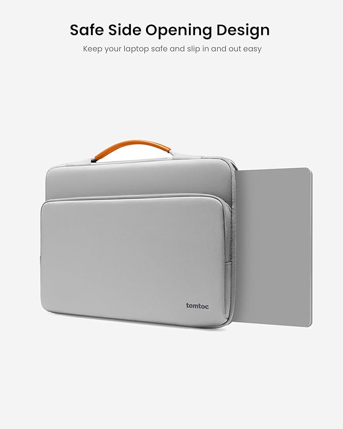 tomtoc 360 Protective Laptop Carrying Case for 14-inch MacBook Pro M5/M4/M3/M2/M1 Pro/Max 2025-2021, 12.9-13 Inch iPad Pro/Air, Water-Resistant MacBook Accessory Bag Sleeve