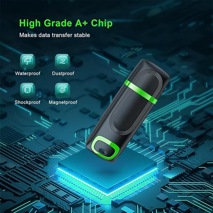 RAOYI 10 Pack 16GB USB 2.0 Flash Drive Thumb Drive Memory Stick Jump Drive Zip Drive for Data Storage and Backup (Mix Colors : Cyan Orange Red Blue Green)