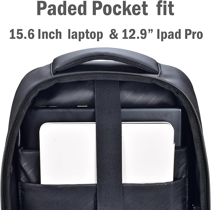 Expandable Travel Backpack, Business Laptop Backpack,Commute Backpack with USB Charging Port fit 15.6 Inch Laptop