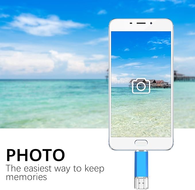 KOOTION 64GB USB C Flash Drive 3.0, OTG USB Stick 2 in 1 Thumb Drive, Type C Memory Stick for Samsung/Huawei/MacBook/Chromebook, up to 90 MB/s